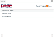 Tablet Screenshot of libertywallcoverings.com